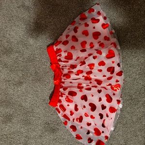 2t girls valentines day skirt